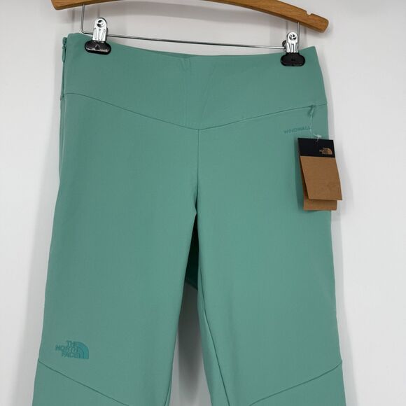 The North Face Women's Snoga Snowboard Ski Snow Pant Fitted Green Size 14 NWT - Picture 2 of 16